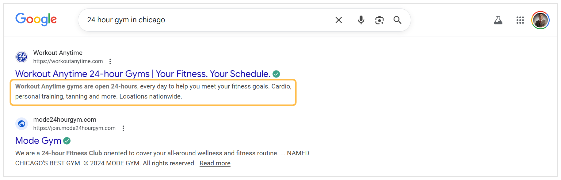 Eksempel på meta beskrivelse